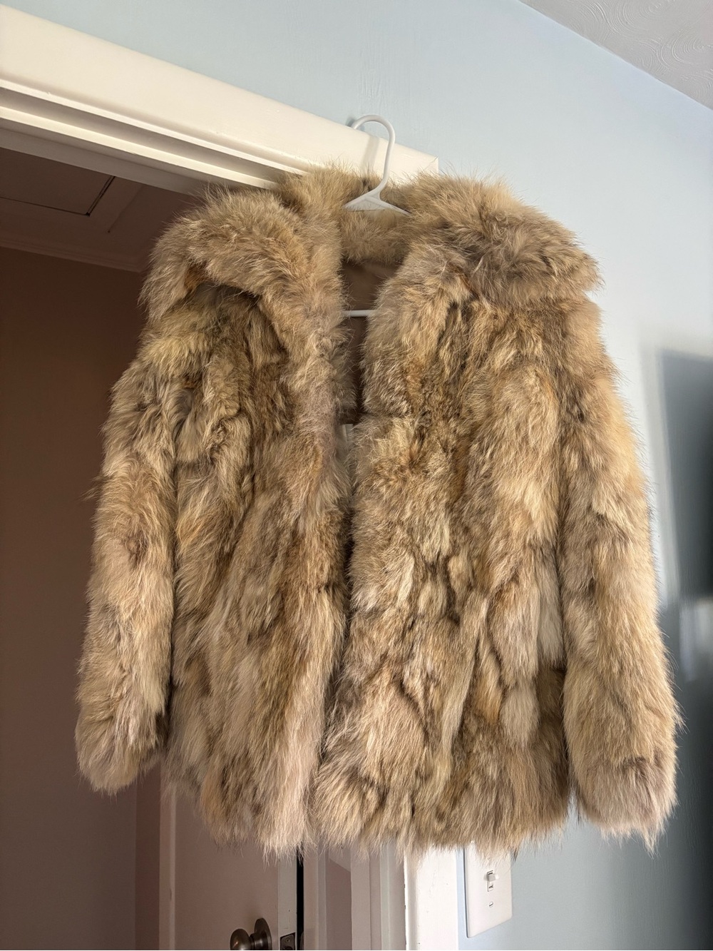 Real Coyote Fur Coat